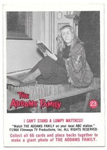 The Addams Family TV Series Trading Card #23 &quot;Lumpy Mattress!&quot; Donruss 1964 VFN - £9.94 GBP