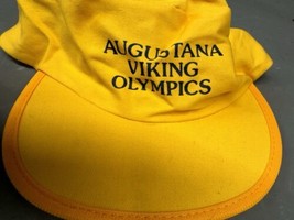 Vintage Augustana College Viking Olympics SnapBack Trucker Hat Cap Illin... - $19.87