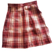 Dimensional Walker Cosplay Plaid Pleated Mini Skirt - $17.35