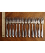 Lot 12x Dinner Forks Oneida Alexandria 18/0 China Stainless Glossy Flatw... - $1,331.94 MXN