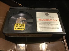 Betamax Invasion U.S.A. 1985 Chuck Norris, Richard Lynch BROWN CASE, NO ... - $6.00