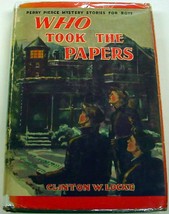 Who Took the Papers Perry Pierce mystery no.4 by early Nancy Drew author hcdj - £19.16 GBP