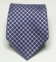 GEORGE Men Dress Silk Tie Blue 3.75&quot; Wide 60&quot; Long  - £7.69 GBP