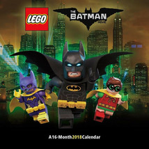 The Lego Batman Movie 16 Month 2018 Photo Wall Calendar New Sealed - £11.62 GBP