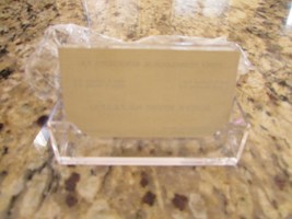 LOT OF 12 ACRYLIC BUSINESS CARD HOLDERS  BRAND NEW CLOSEOUT - $166.98 MXN