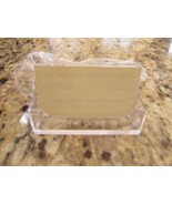 LOT OF 12 ACRYLIC BUSINESS CARD HOLDERS  BRAND NEW CLOSEOUT - $165.15 MXN