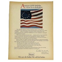 Vtg 1976 1776 Bicentennial Celebration American Flag Magazine Print Ad 8&quot; x 11&quot; - £5.28 GBP