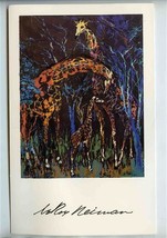 LeRoy Neiman The Giraffe Family Invitation to Meet Artist 1978 - £29.72 GBP