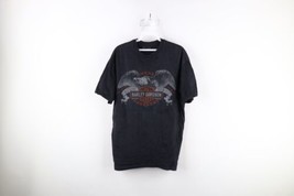 Vtg Harley Davidson Mens Large Faded Spell Out Cowboy Eagle Austin Texas T-Shirt - £31.11 GBP