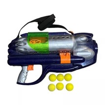 Nerf Ballzooka Gun MP 150 Motorized Ball Blaster Rapid Fire Strap 2000 w/6 Balls - £35.34 GBP