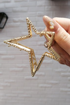 Gold Star Hollow Out Hair Claw Clip - $2.25