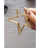 Gold Star Hollow Out Hair Claw Clip - $2.25