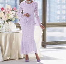 Mother Of Bride Groom Women&#39;s Wedding Party dress  Lace Skirt suit plus ... - £134.52 GBP