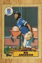 1987 Topps Bo Jackson Rookie Future Stars #170 Kansas City Royals Baseball RC - £7.95 GBP