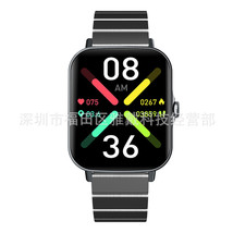 F107 Smart Watch Body Temperature Heart Rate Bluetooth Call Language Assistant S - £44.10 GBP