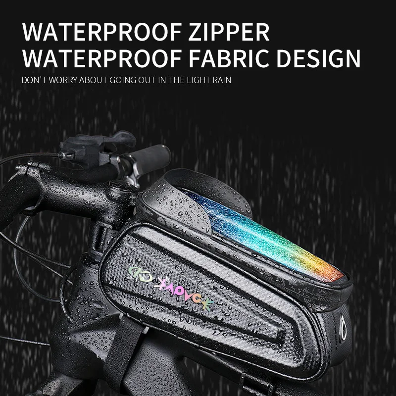 Sporting Ultralight Rainproof Bicycle Bag Frame Front Top Tube Cycling Bag Handl - £39.87 GBP