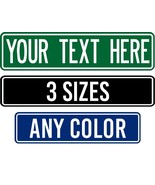 Custom street sign .080 thick 1 sided Any color road sign - €12,92 EUR+