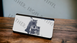 Women&#39;s Trifold Wallet - Dr Who Trust Me I&#39;m The Doctor Design David Ten... - £19.71 GBP