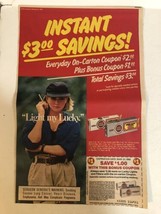 1988 Lucky Strikes Cigarettes Vintage Print Ad pa22 - £4.63 GBP