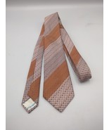 Yves Saint Laurent YSL Neck Tie Burgundy Stripe Diagonal Retro Polyester... - $26.34 CAD