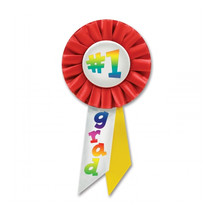 Beistle Company No.1 Grad Rosette - Pack of 6 - $863.12 MXN
