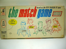 Vintage Milton Bradley The Match Game Second Edition 1963 #4320 Ages 10+ - £15.42 GBP