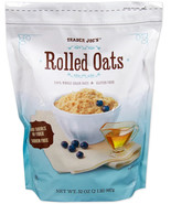 Trader Joe&#39;s Rolled Oats 32oz bag Gluten Free  2LB Fiber  Oatmeal Breakfast - £12.44 GBP