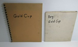 Gold Cup Slot Machine Manual Schematic Paperwork Lot Upright Game 1965 - £30.33 GBP
