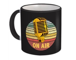 Vintage Microphone Rainbow Colors Retro Gradient : Gift Mug Music Wall Print Car - £12.70 GBP