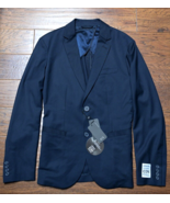 Armani Exchange A|X Icon Period $220 Men&#39;s Navy Stretch Sport Coat Blaze... - $105.28 CAD