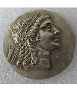Rare Antique G12 Rare Large Medallic Ancient Greek Old Year Tetradrachm ... - $27.90
