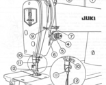 Juki DDL-227 manual instructions industrial sewing machine Enlarged Hard... - £10.54 GBP