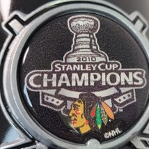 Chicago Blackhawks NHL 2010 Champions 10 oz. Black Stoneware Coffee Mug Cup - £13.48 GBP