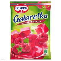 Dr.Oetker Jello: Raspberry Flavor Pack Of 3 Made In Poland Free Shipping - £7.88 GBP