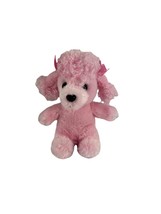 Unbranded Pink Poodle Plush Small 8&quot; Stuffed Animal Dog Soft - £9.49 GBP