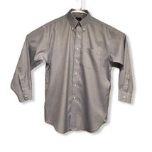 Jos A Bank Solid Baby Blue Traveler's Long Sleeve 100% Cotton 15 1/2 - 32 - $10.68