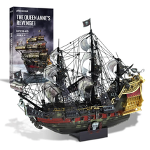 3D Puzzles the Queen Anne&#39;S Revenge Assembly Model Kits DIY  - £56.92 GBP