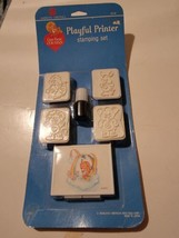 Vintage NOS 1985 Care Bear Cousins Playfull Printer Stamping Set Deadstock - £37.86 GBP