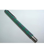 Colorful Vintage Parker Fountain Pen, Original Nib Body Crimson on Green... - $82.01 CAD