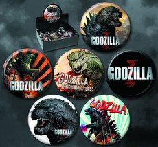 Godzilla 2014 Movie Metal Button Assortment of 6 Ata-Boy YOU CHOOSE YOUR... - $1.50