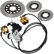 Redline Racing Hydraulic Brake Kit for Go-Karts with 12-Inch Rotors and Steel - $138.99