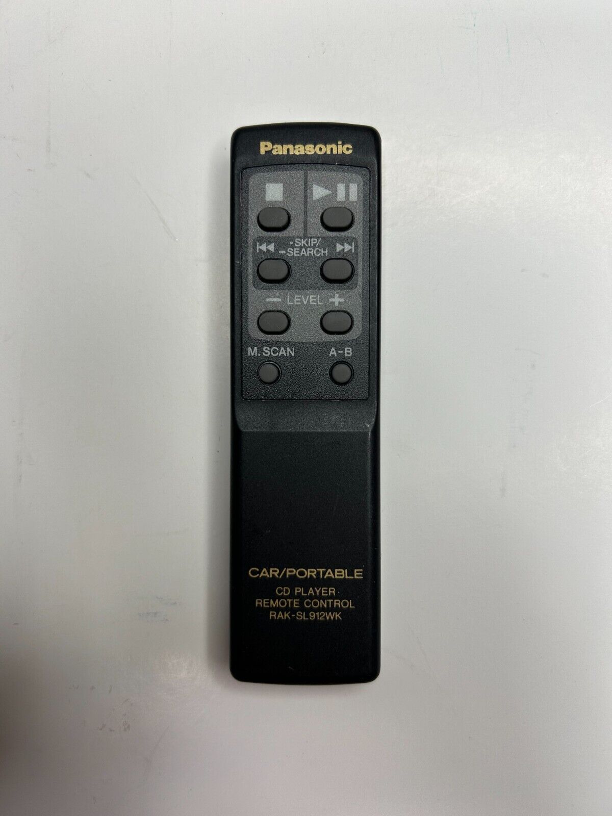 Panasonic RAK-SL912WK Remote for Car/Portable CD Player SLS491C SLS351C SLS571C  			