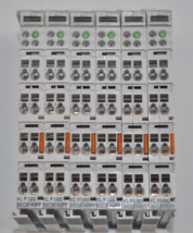 Lot of 6 Beckhoff KL9100 24 VDC 10A Voltage Supply Terminals - $49.49