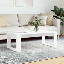 vidaXL Coffee Table White 40.2&quot;x19.7&quot;x13.8&quot; Engineered Wood - £92.56 GBP