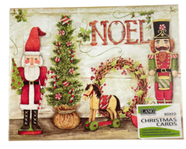 LANG Boxed Christmas Cards Holiday Nutcrackers Noel 18 Cards Envs - £19.12 GBP