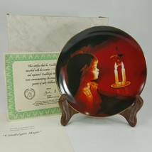 &quot;Candlelight Magic&quot; by Donald Zolan, Christmas Child 1991, 7.5&quot;  Plate V... - £4.68 GBP