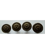 Antique Vintage Brass Metal French Ornate Knobs Drawer Pulls Handles Lot... - €13,84 EUR