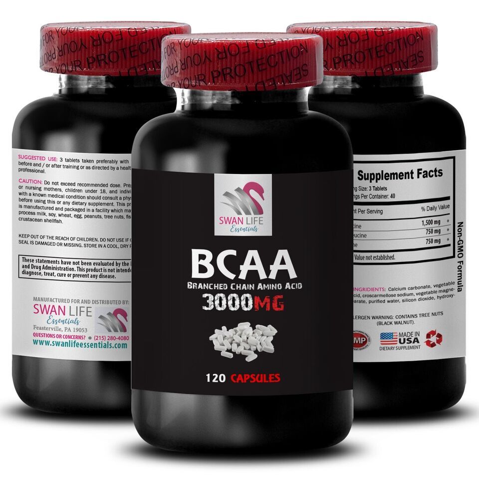 Fitness recovery - BCAA 3000 - Performance focus 1 Bottle 120 Tablets - $20.78