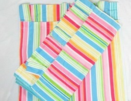 Your Zone Chino Candy Stripe Cotton 2-PC 78x80 Tab-Top Drapery Panel Set(s) - £21.62 GBP