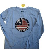 Life Is Good Crusher Graphic Long Sleeve T-Shirt Boys S 5-6 Positively American - $8.57